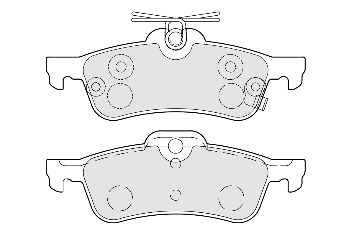 Jeu de 4 plaquettes de frein VALEO ref. 301028
